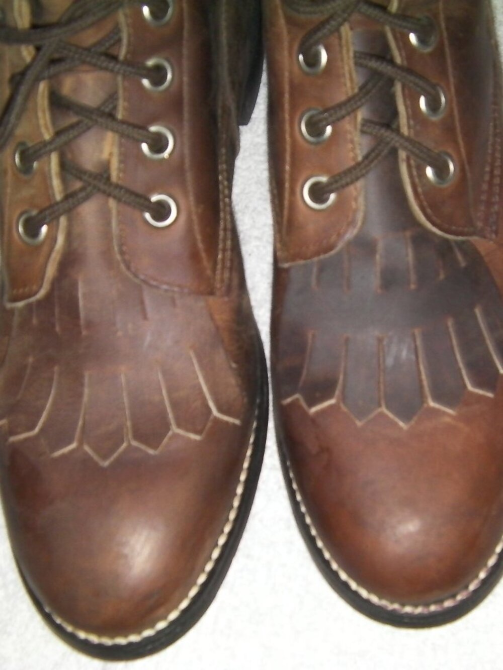 JUSTIN Kidie Unisex Boots sz 3.5D - Picture 2 of 10